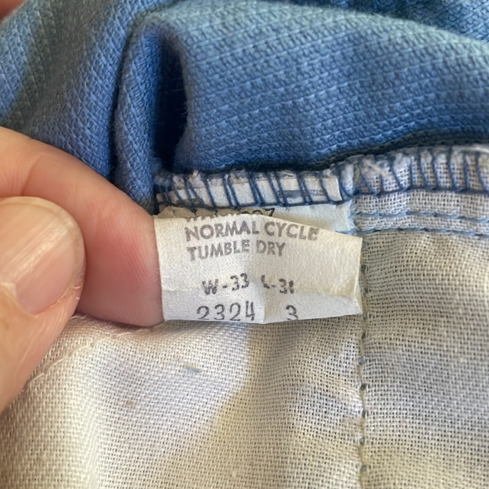 Levis white label Vintage blue corduroy - Picture 7 of 11